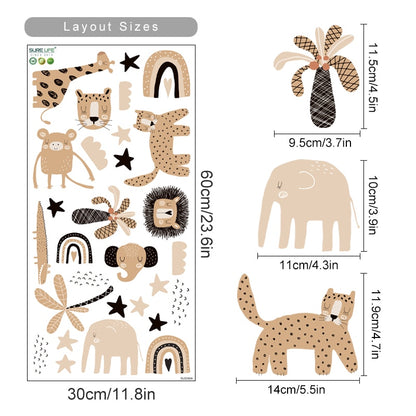 Stickers muraux Safari